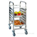 Kitchen Stainless Steel 1/1GN Pan Trolley